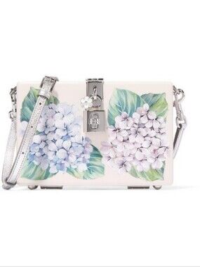 Dolce & Gabbana Floral Hydrangea Box  Bag